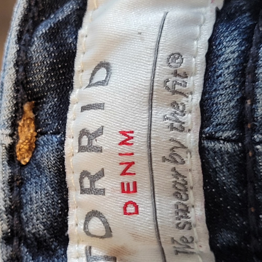 Torrid Blue Boot Cut Jeans with Textured Denim